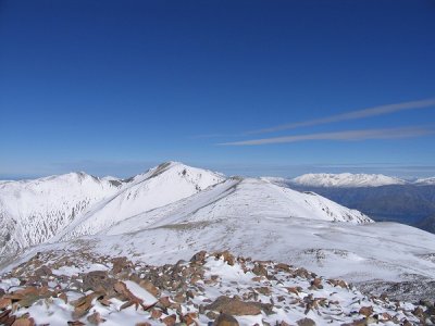 Mt Enys viewed from Mt Cloudsley